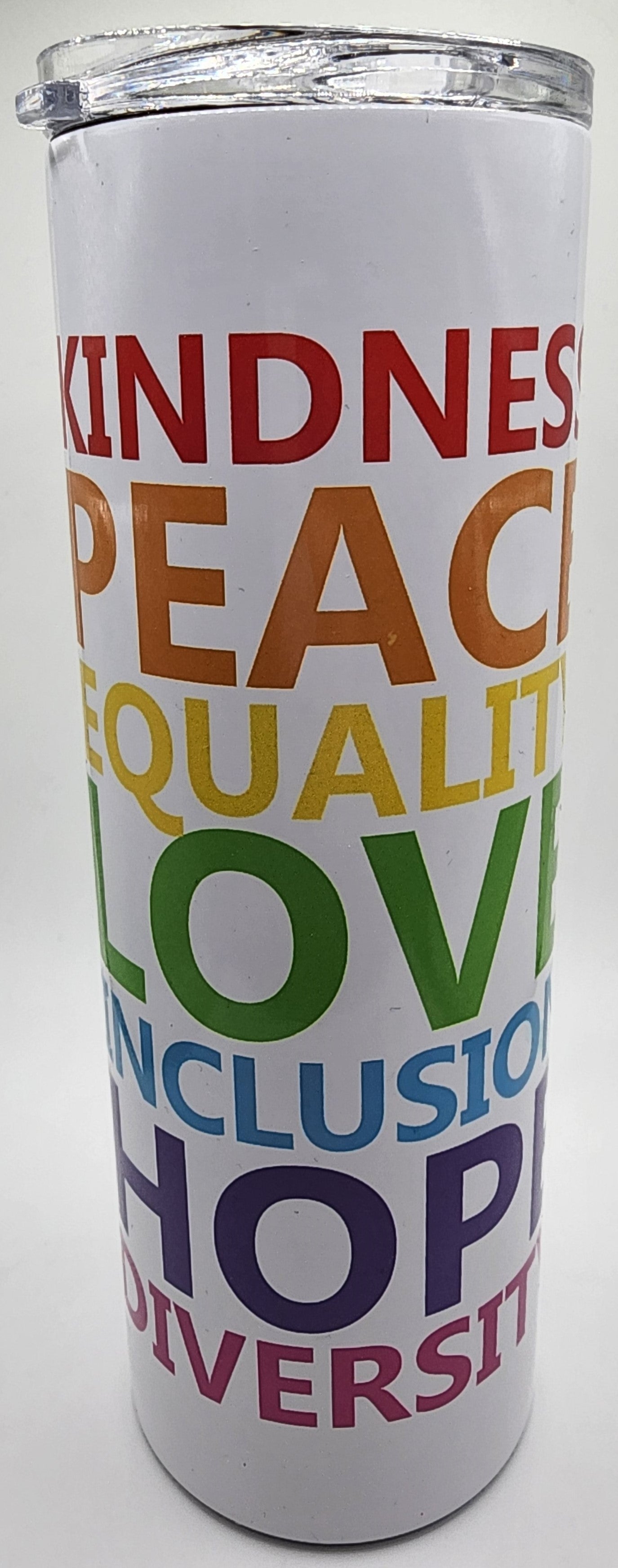 Rainbow tumbler