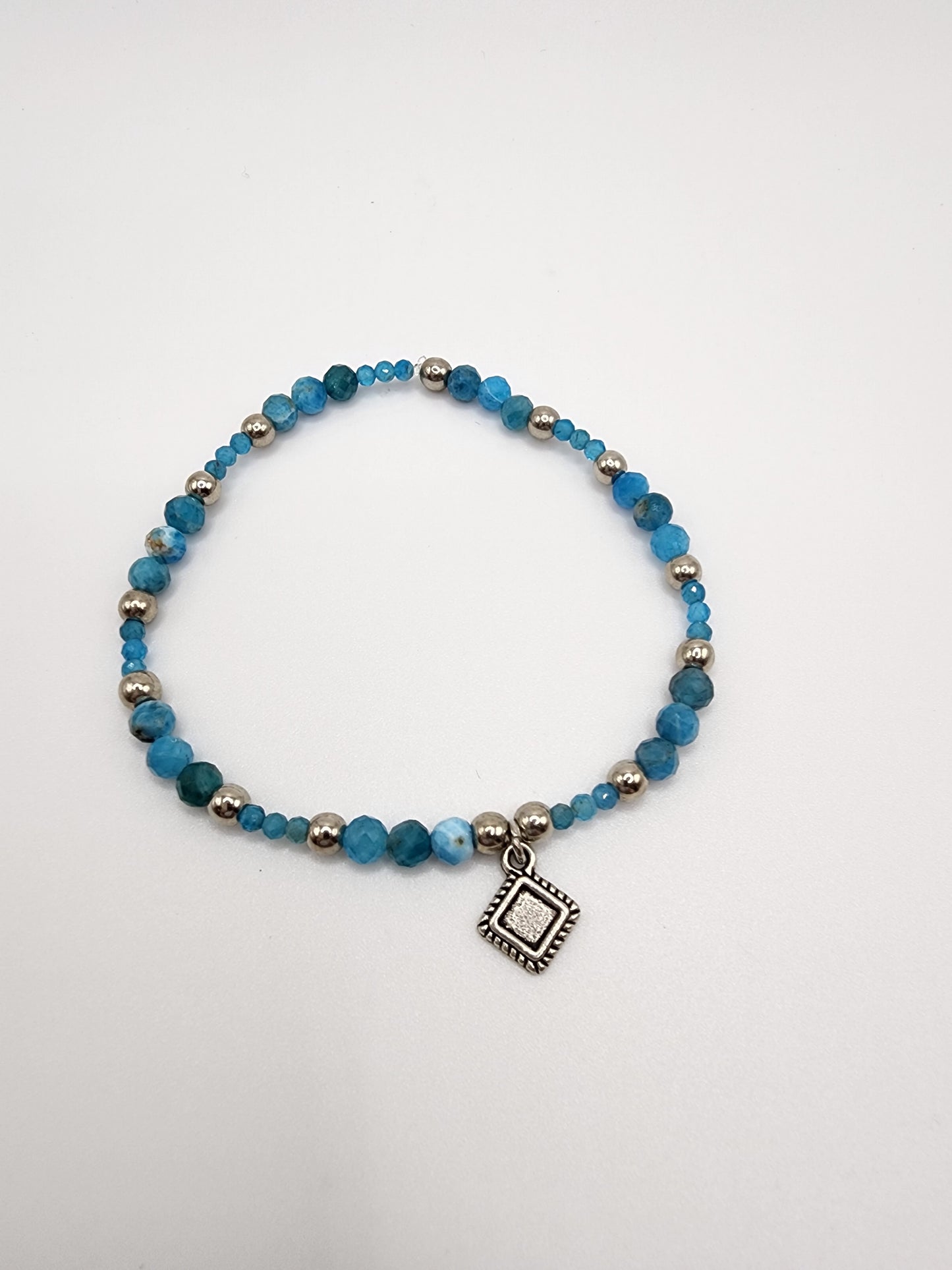 Blue Apatite bracelet