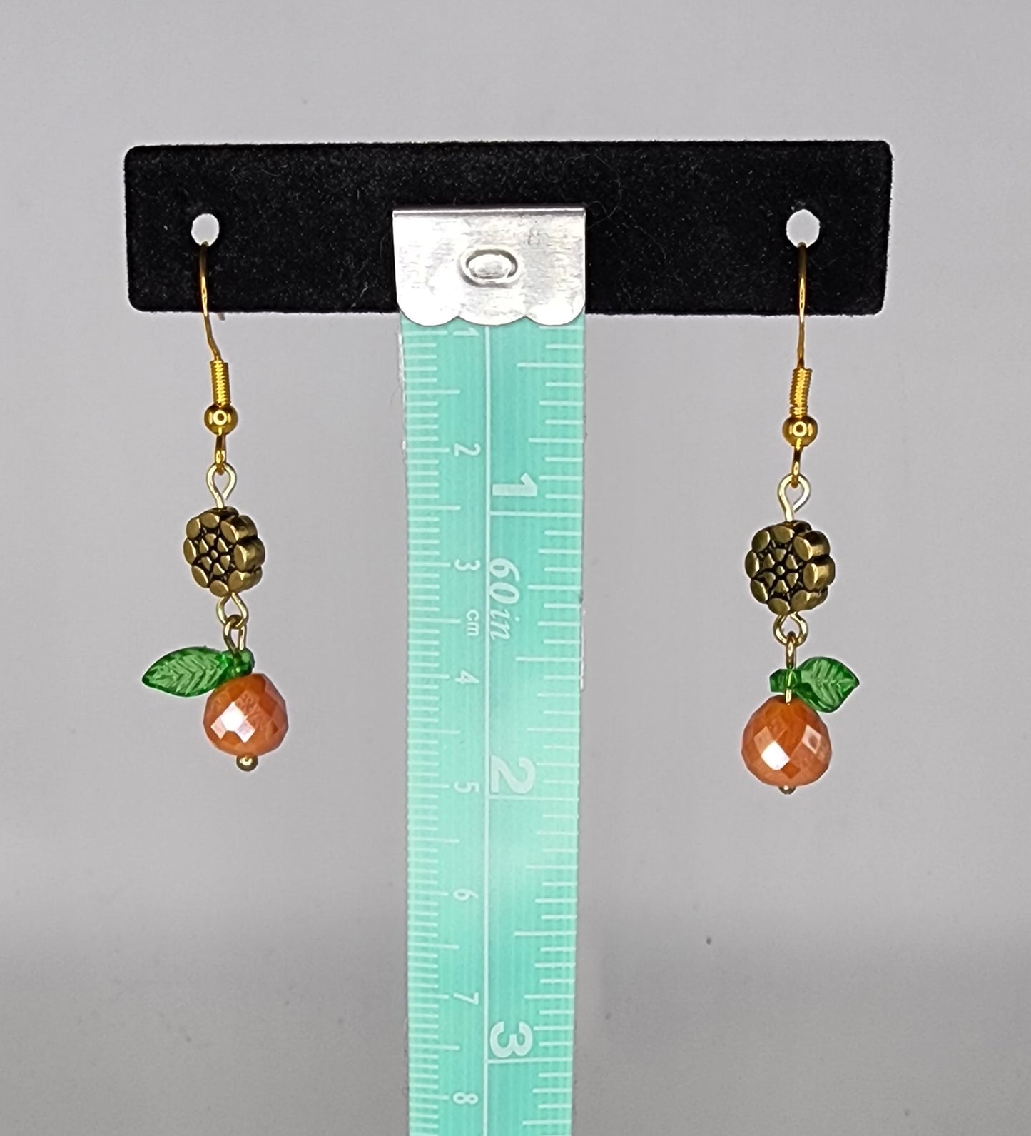 Beaded Fruit Earrings
