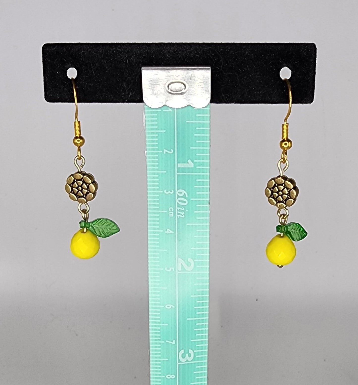 Beaded Fruit Earrings