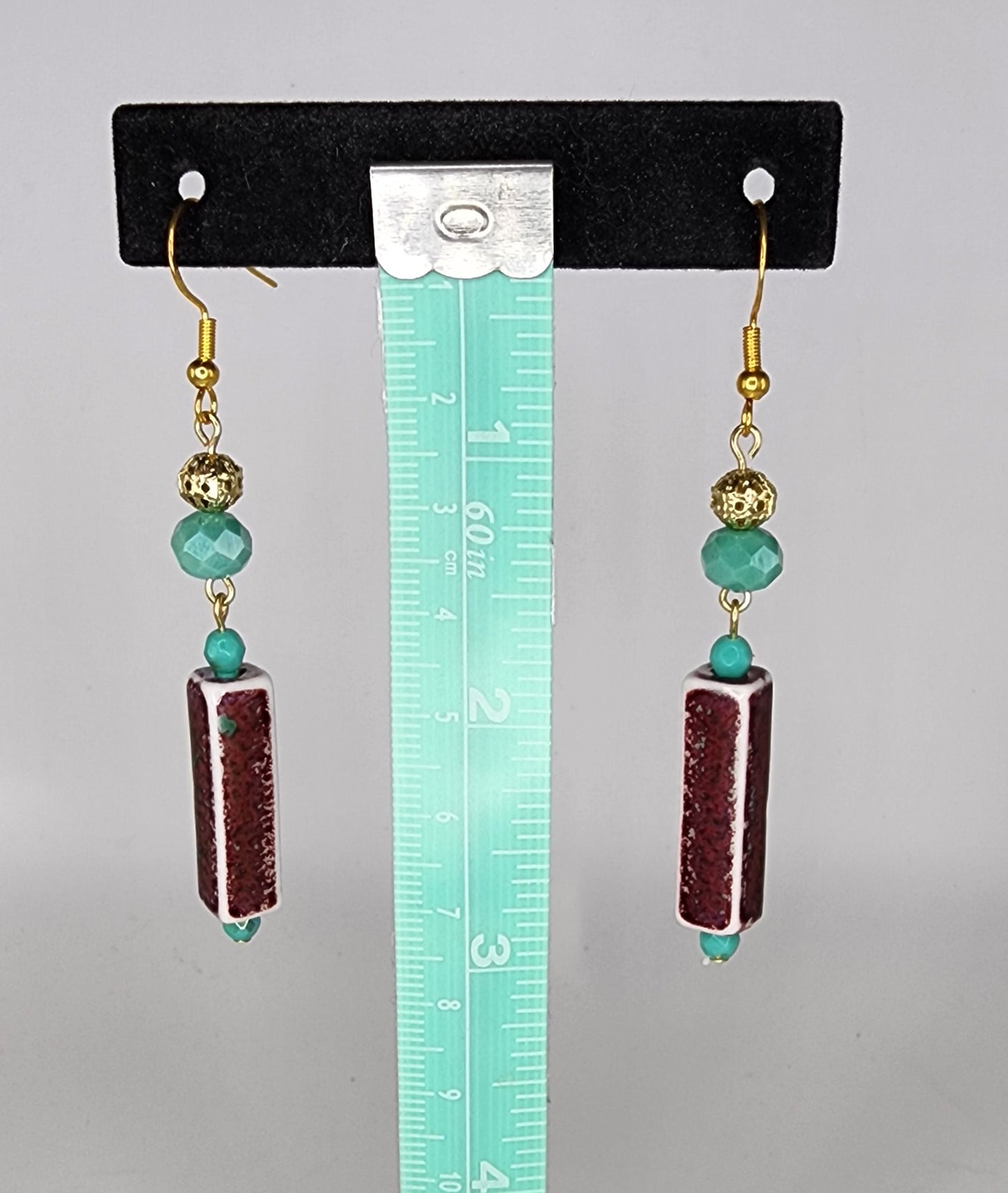 Ceramic Beaded earrings