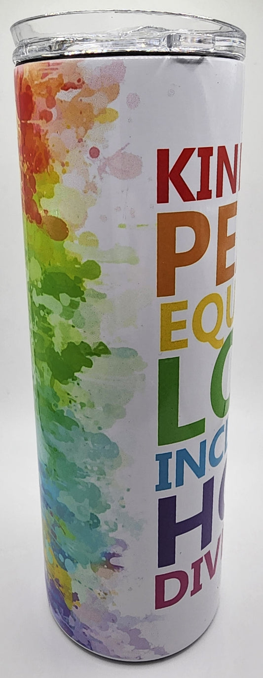 Rainbow tumbler