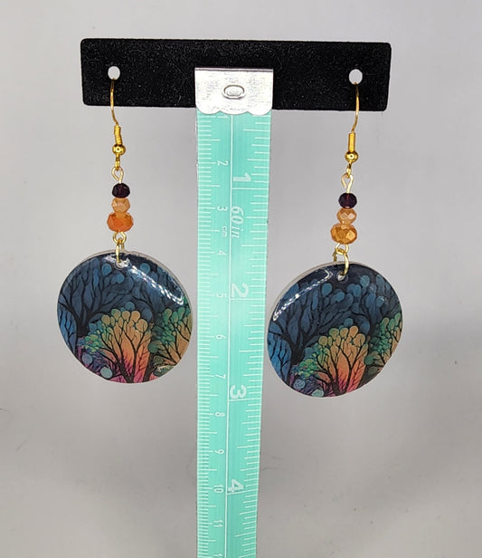 Polymer clay and bead Earrings