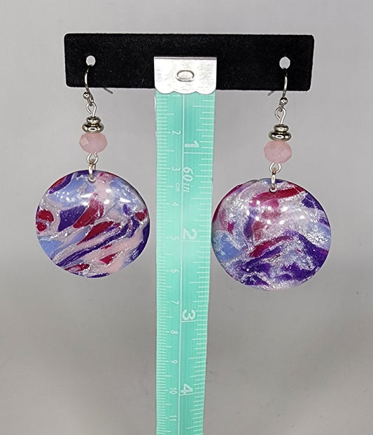 Polymer clay and bead Earrings