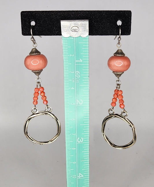 Ceramic Beaded earrings