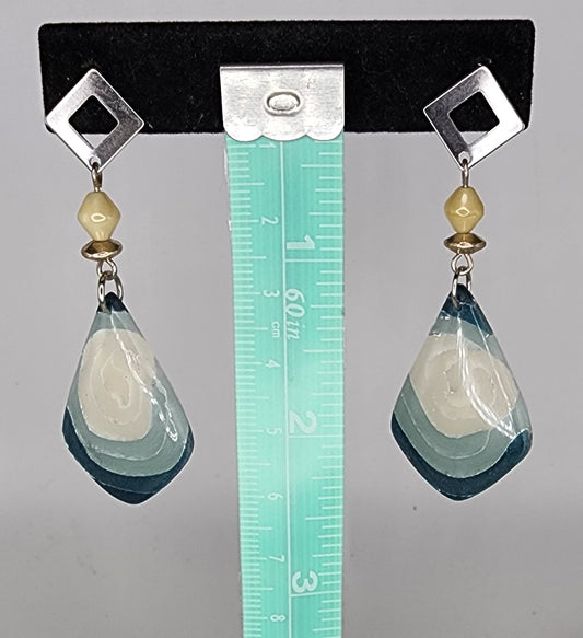 Polymer clay and bead Earrings