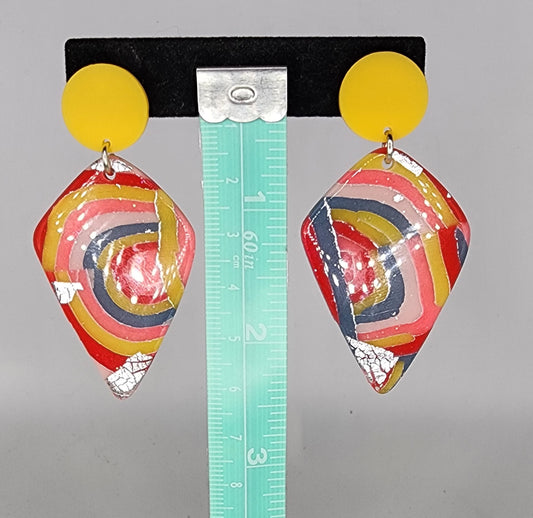 Polymer clay earrings