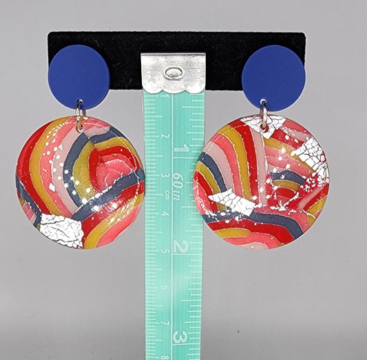 Polymer clay earrings