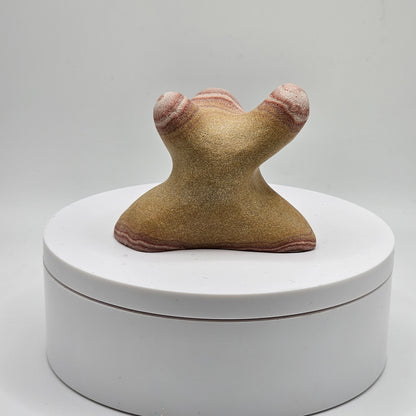 Handcarved sphere stand