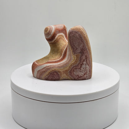 Double Sphere Stand - Utah Wonderstone