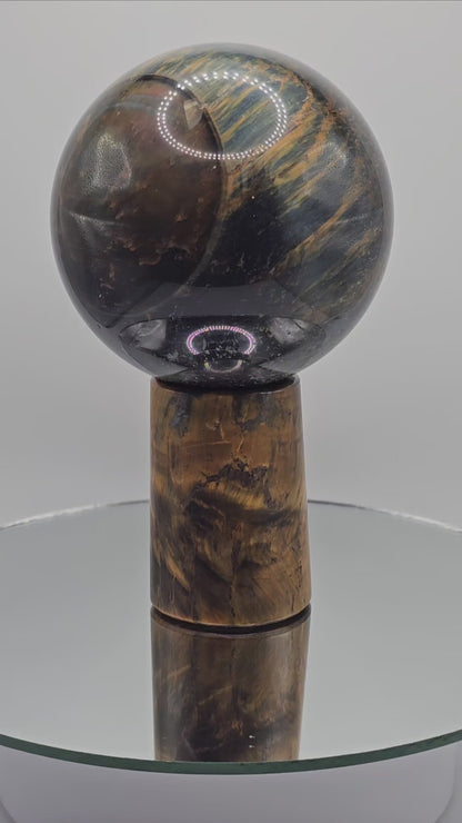 Sphere Stand - Tiger's Eye